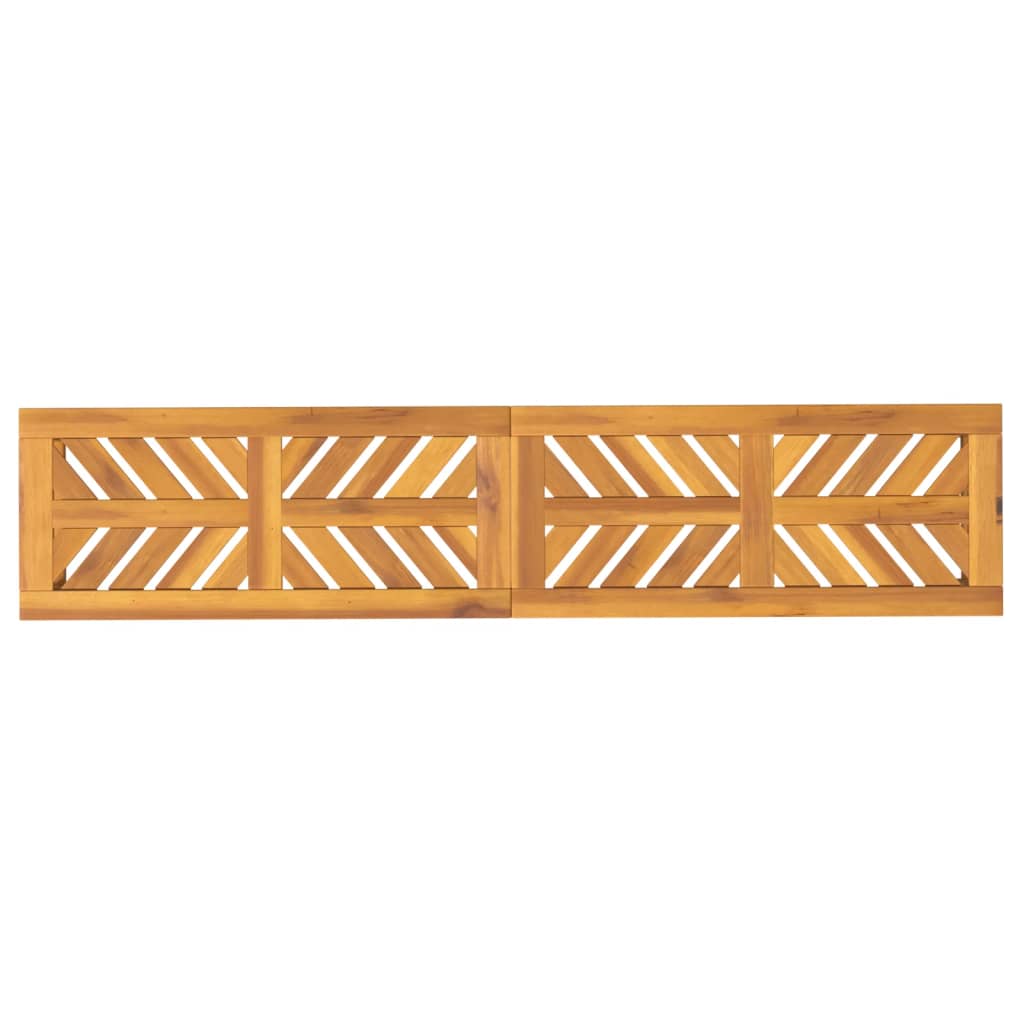 Hagebenk 150 cm heltre akasie