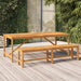 Hagespisebord 200x90x74 cm heltre akasie vidaXL