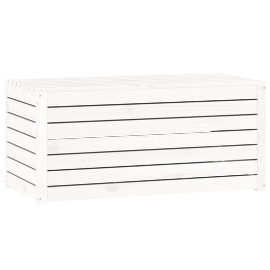 Hagekasse hvit 101x50,5x46,5 cm heltre furu