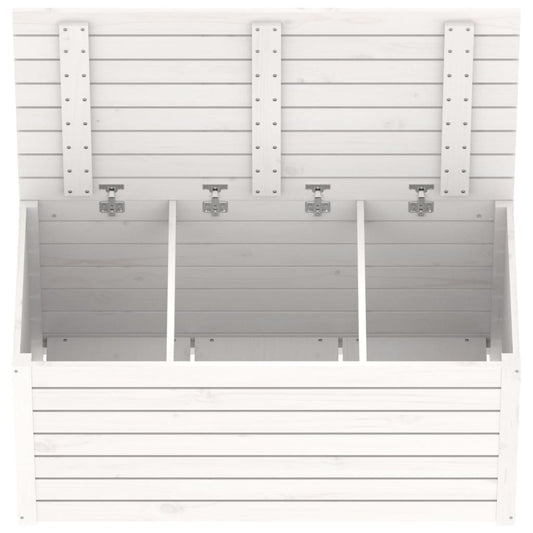 Hagekasse hvit 101x50,5x46,5 cm heltre furu