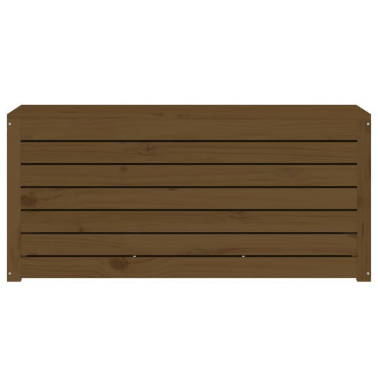 Hagekasse honningbrun 101x50,5x46,5 cm heltre furu