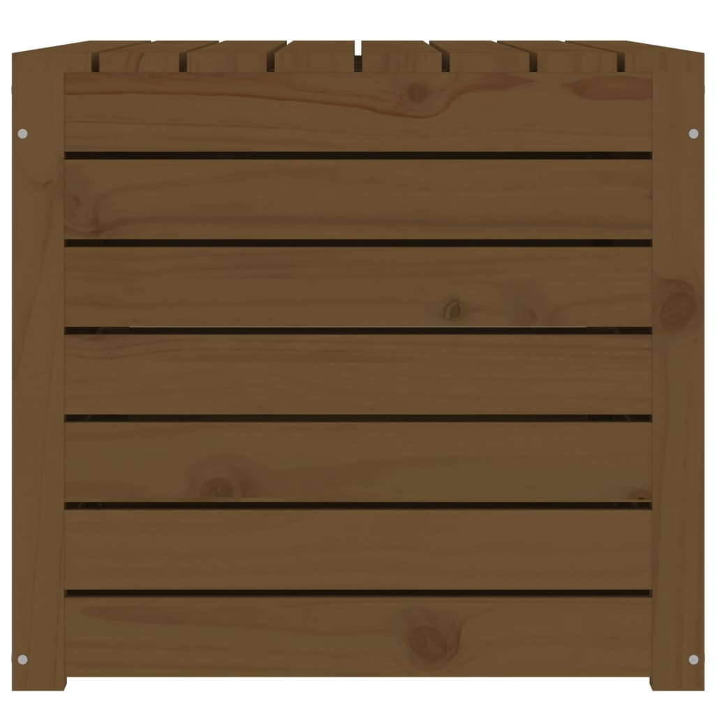 Hagekasse honningbrun 101x50,5x46,5 cm heltre furu