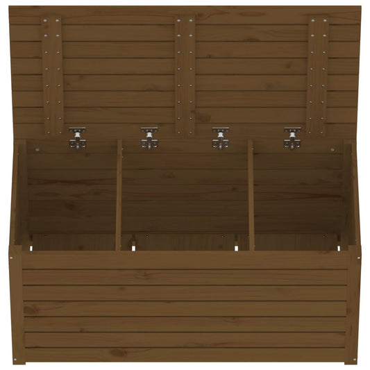 Hagekasse honningbrun 101x50,5x46,5 cm heltre furu
