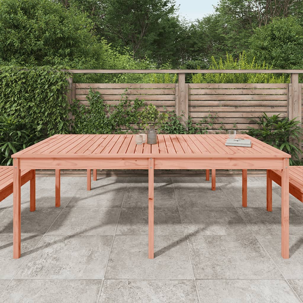 Hagebord 203,5x100x76 cm heltre douglasgran vidaXL