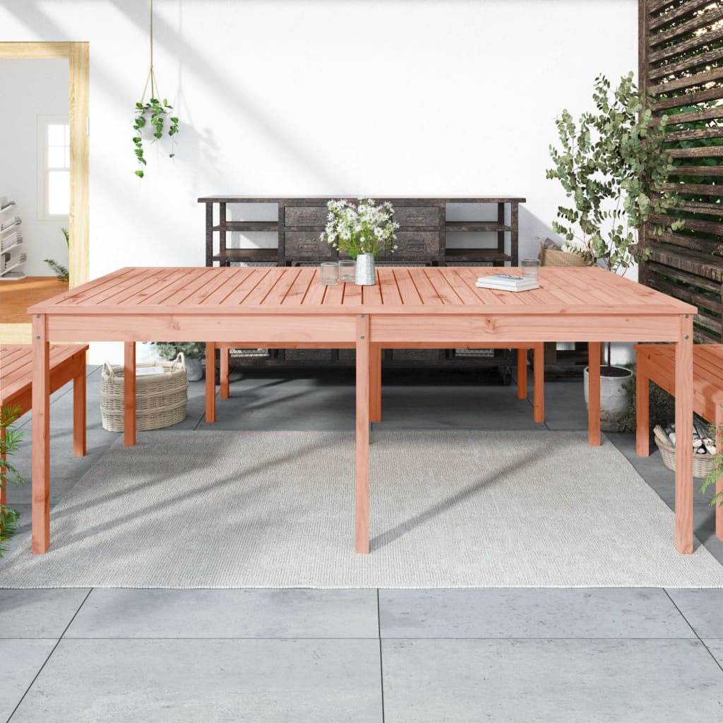 Hagebord 203,5x100x76 cm heltre douglasgran vidaXL
