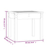 Hagebenk 50x44x45 cm heltre furu