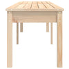 Hagebenk 2 seter 203,5x44x45 cm heltre furu