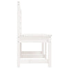 Hagebenk hvit 157,5 cm heltre furu