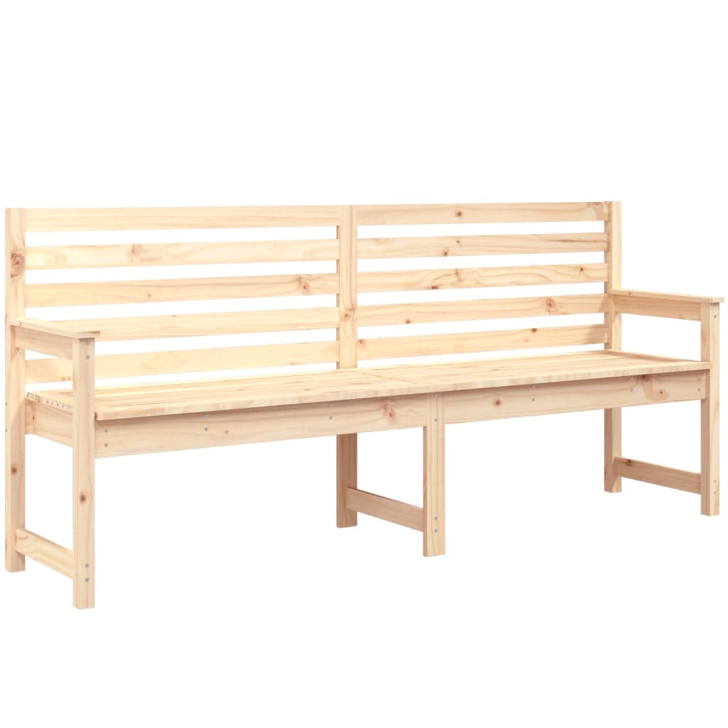 Hagebenk 203,5x48x91,5 cm heltre furu