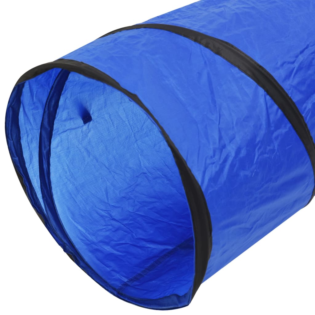 Hundetunnel blå Ø 40x200 cm polyester
