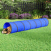 Hundetunnel blå Ø 50x300 cm polyester