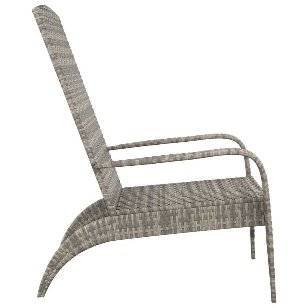 Hagestol Adirondack grå polyrotting