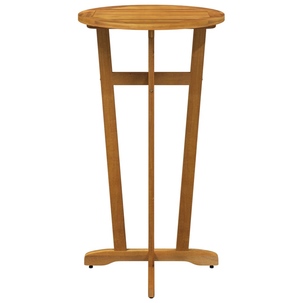 Utendørs barbord Ø60x105 cm heltre akasie