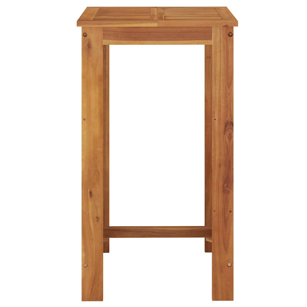 Utendørs barbord 60x60x105 cm heltre akasie