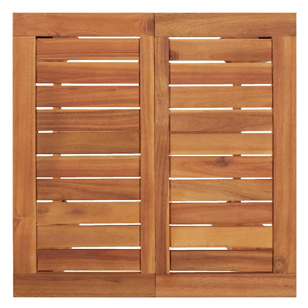 Utendørs barbord 60x60x105 cm heltre akasie