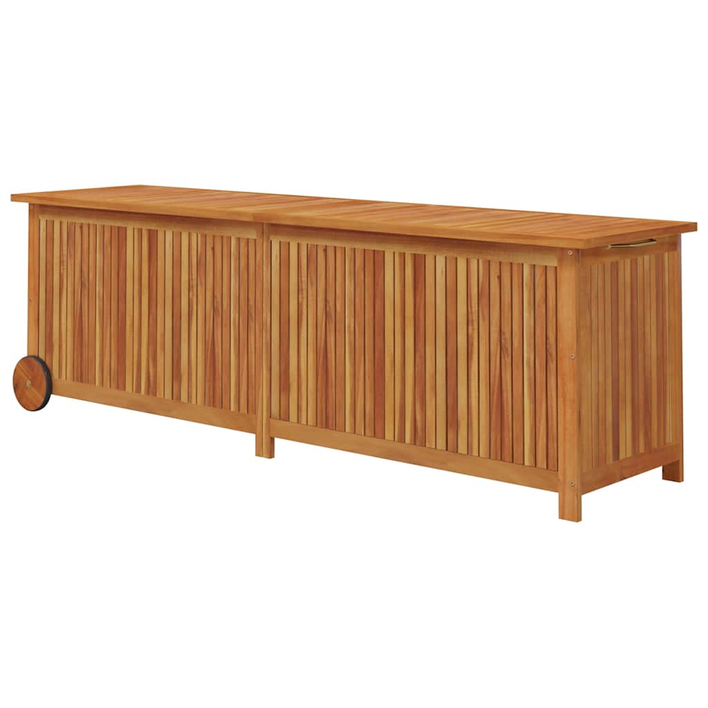 Putekasse med hjul 150x50x58 cm heltre akasie