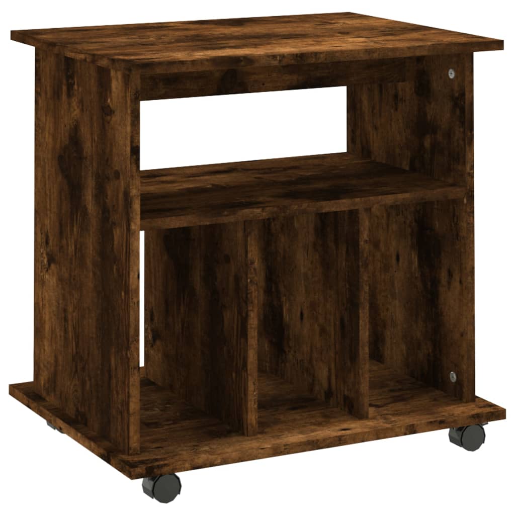Rulleskap røkt eik 60x45x60 cm konstruert tre