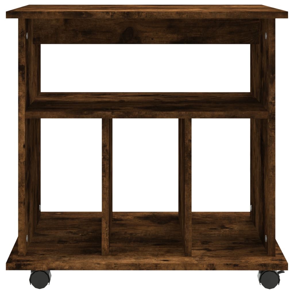 Rulleskap røkt eik 60x45x60 cm konstruert tre