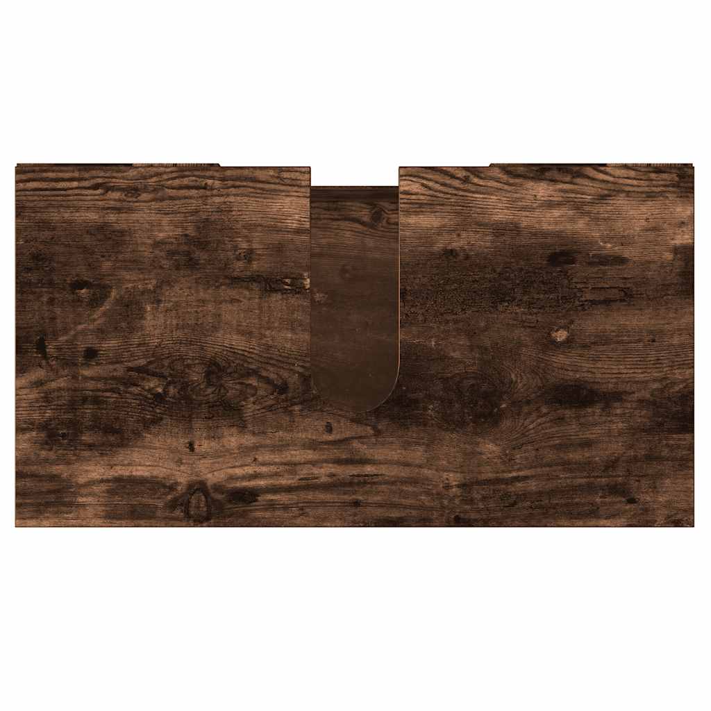 Baderomsskap røkt eik 60x32x53,5 cm konstruert tre