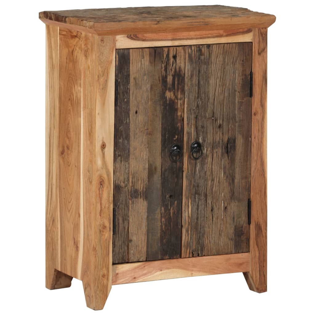 Skjenk 55x33x75 cm gjenvunnet heltre og heltre akasie vidaXL