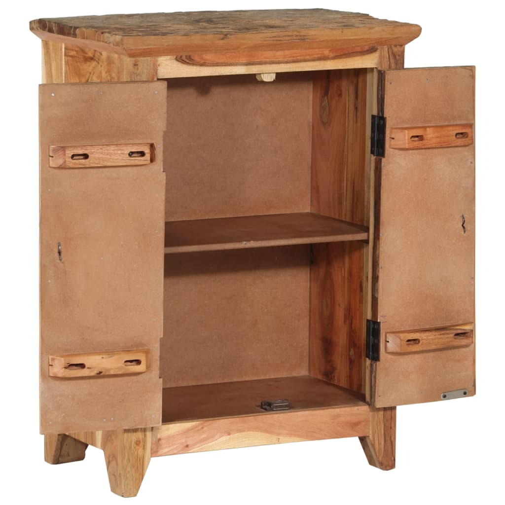 Skjenk 55x33x75 cm gjenvunnet heltre og heltre akasie vidaXL