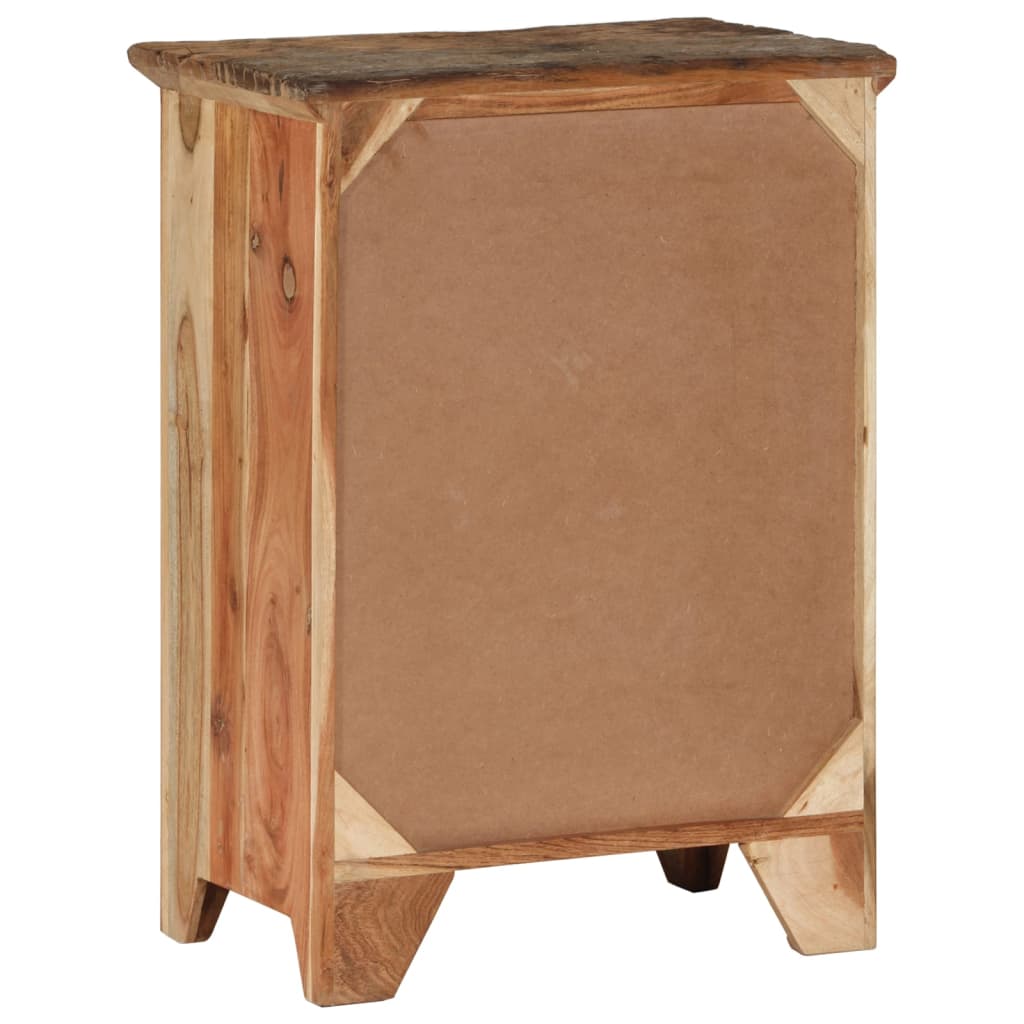 Skjenk 55x33x75 cm gjenvunnet heltre og heltre akasie vidaXL