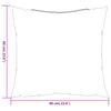 Pynteputer 4 stk turkis 60x60 cm stoff