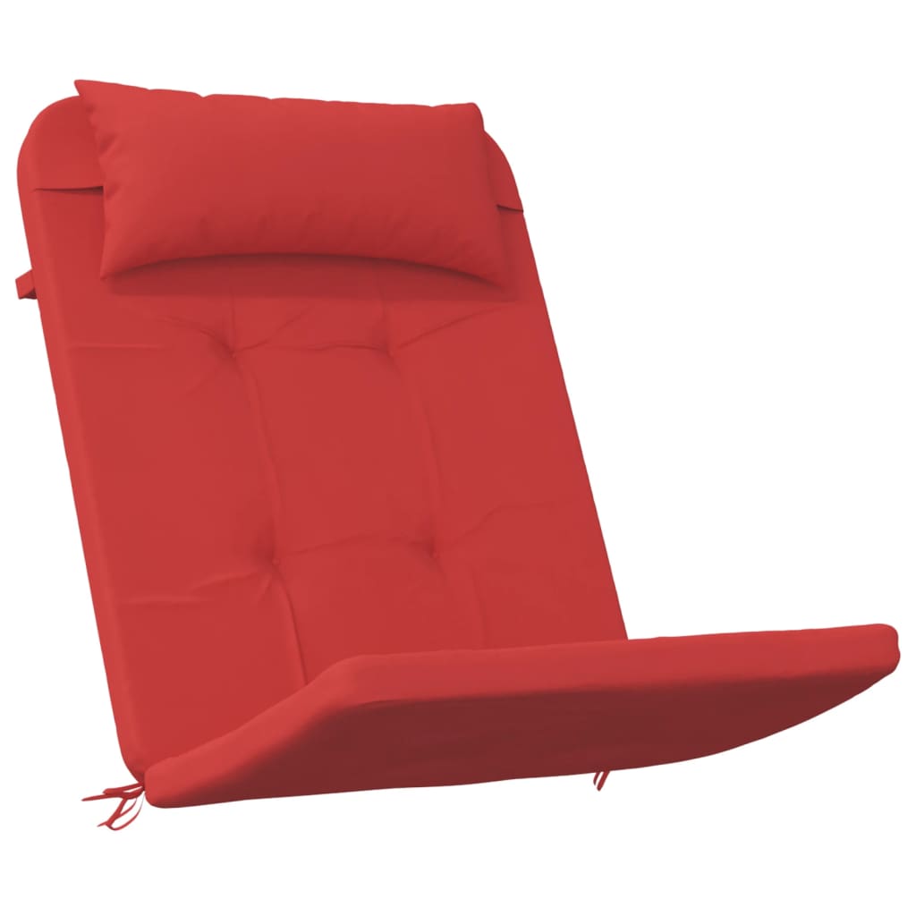 Adirondack stolputer 2 stk rød oxfordstoff