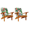 Adirondack stolputer 2 stk flerfarget oxford-stoff