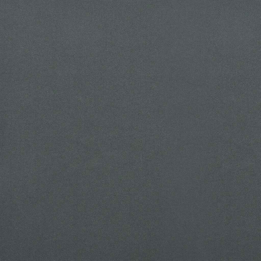 Uttrekkbar markise antrasitt 4,5x3 m stoff og aluminium