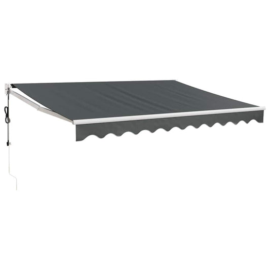 Automatisk uttrekkbar markise antrasitt 3x2,5 m vidaXL