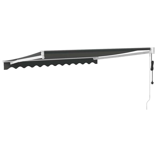 Automatisk uttrekkbar markise antrasitt 3x2,5 m vidaXL