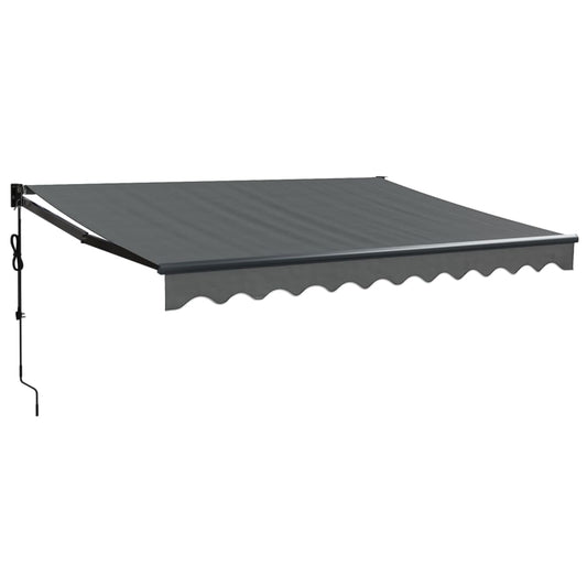 Automatisk uttrekkbar markise antrasitt 3x2,5 m