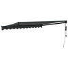 Automatisk uttrekkbar markise antrasitt 3x2,5 m