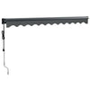 Automatisk uttrekkbar markise antrasitt 3x2,5 m