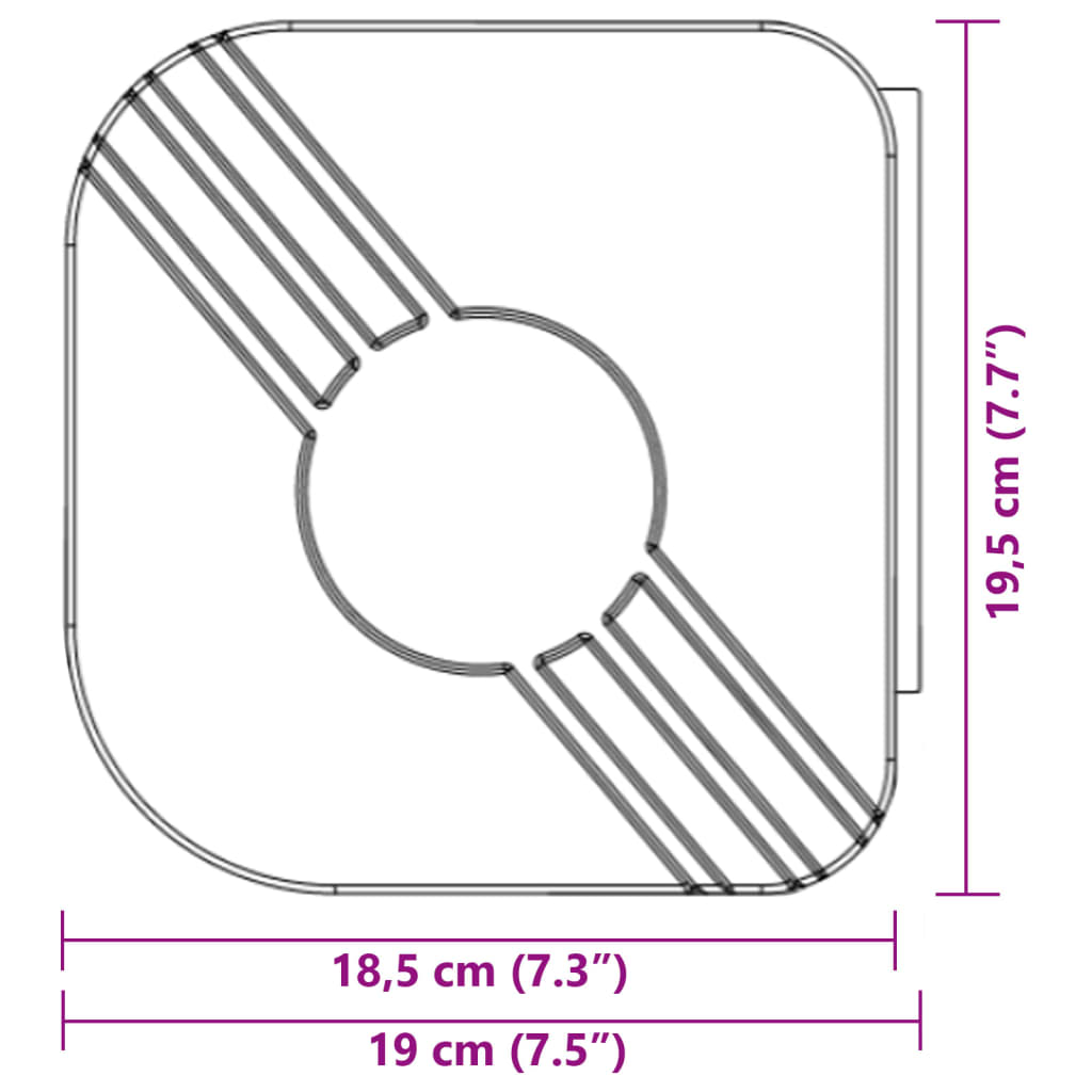 Uttrekkbar markise blå og hvit 5x3 m stoff og aluminium