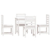 Hagespisestue 5 deler hvit heltre furu