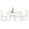 Hagespisestue 5 deler hvit heltre furu
