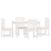 Hagespisestue 5 deler hvit heltre furu