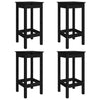 Hagebarsett 5 deler svart heltre furu