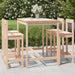 Hagebarsett 5 deler heltre furu vidaXL