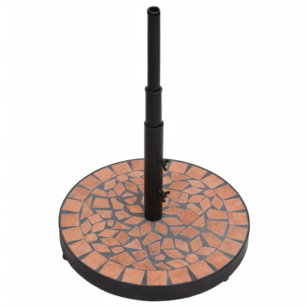 Parasollfot terrakotta rund 12 kg