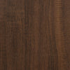 TV-benk brun eik 80x40x50 cm konstruert tre