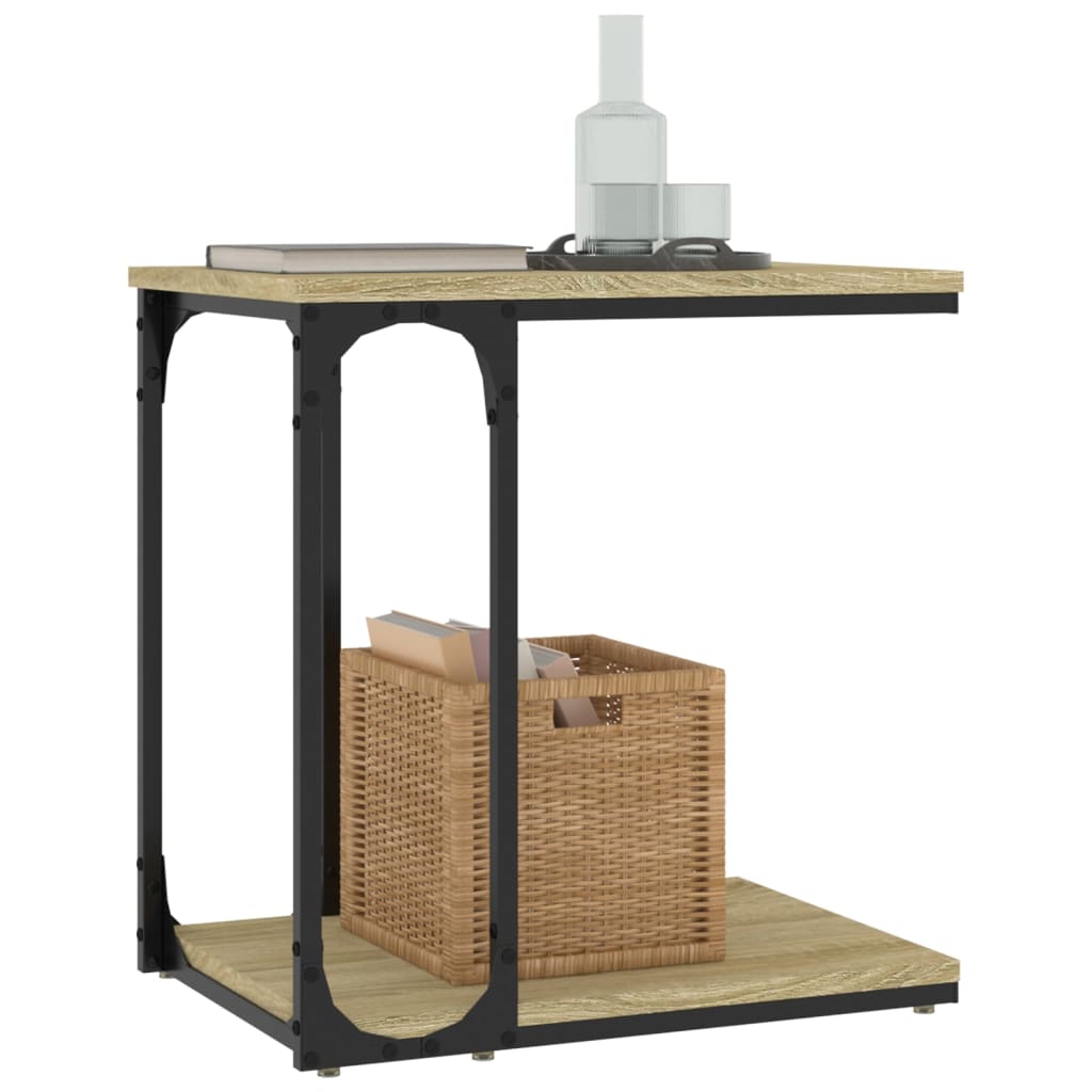 Sidebord sonoma eik 50x35x52 cm konstruert tre