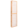 Sammenleggbar romdeler 5 paneler japansk stil 200x170 cm svart