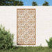 Veggdekorasjon til hage 105x55 cm cortenstål maurisk design