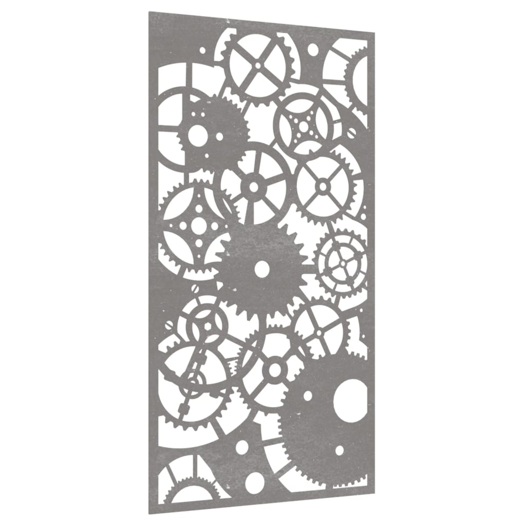 Veggdekorasjon til hage 105x55 cm cortenstål girdesign