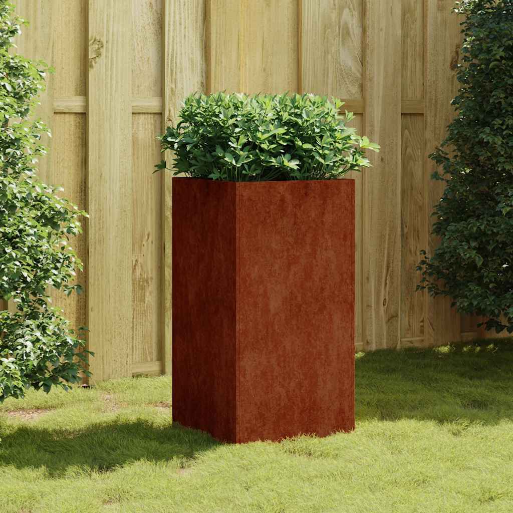 Plantekasse 40x40x80 cm cortenstål