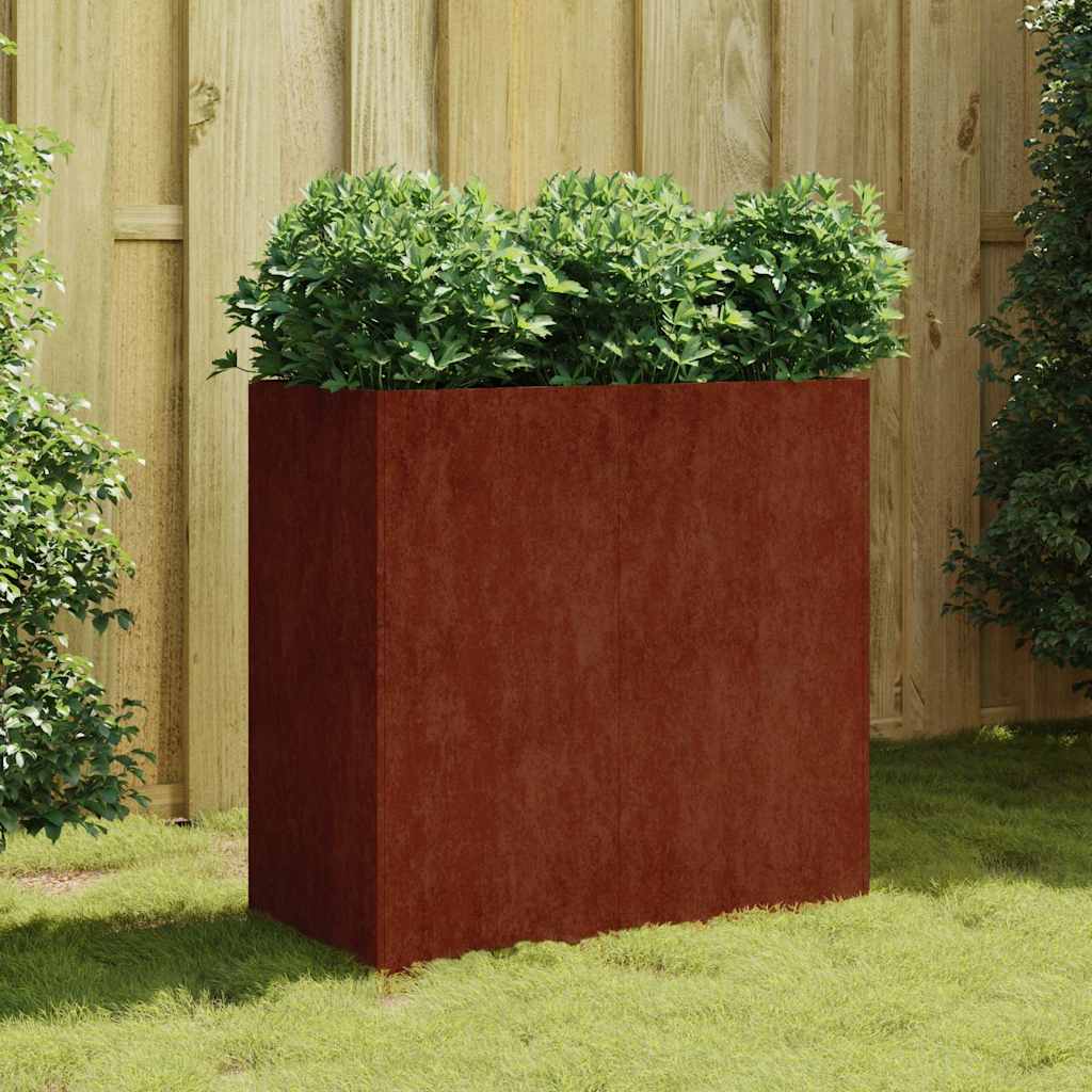Plantekasse 80x40x80 cm cortenstål