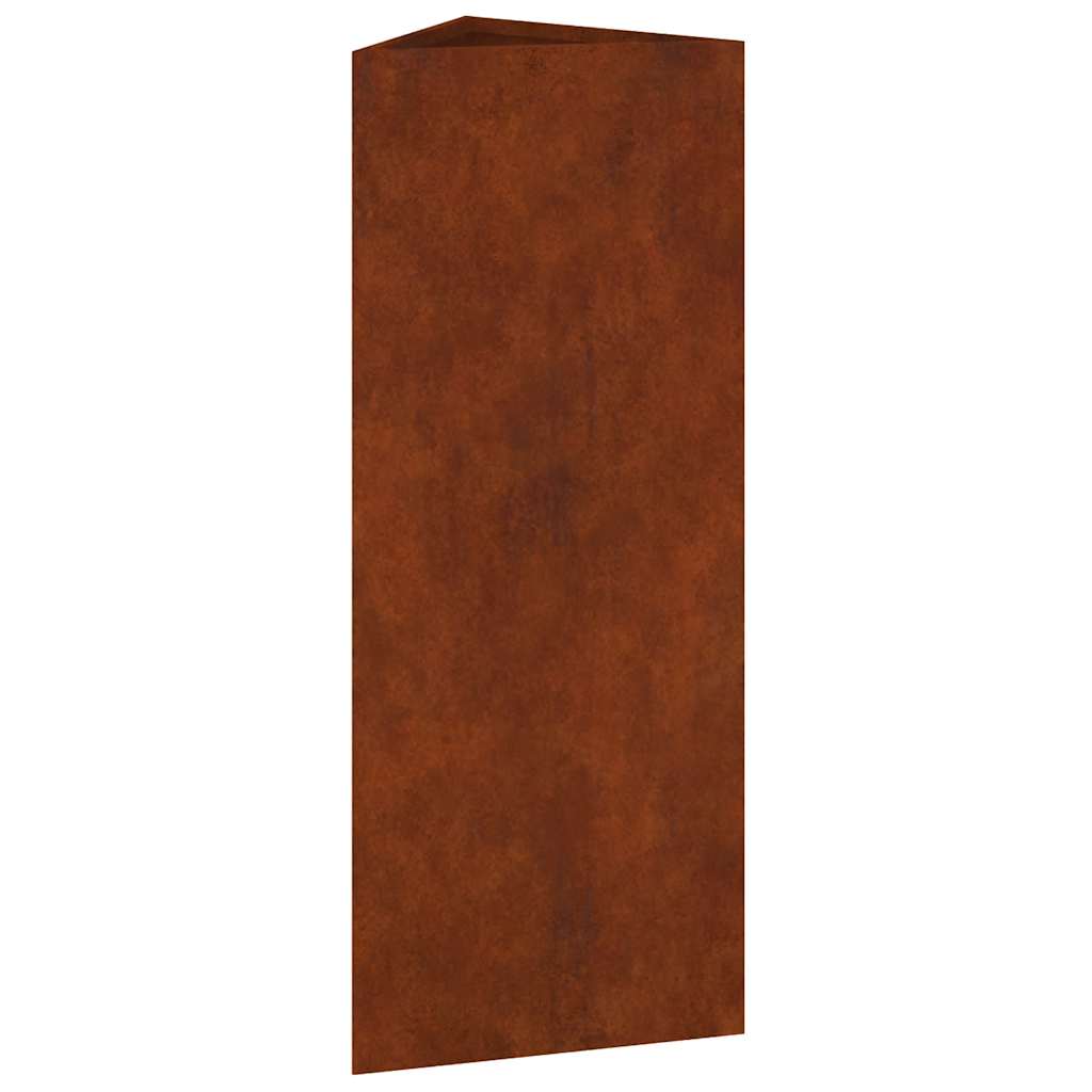 Plantekasse 30x26x75 cm cortenstål
